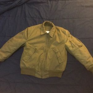 Olive Green Bomber Jacket